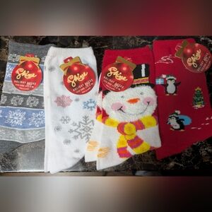 Holiday Socks Set - Festive Multicolor